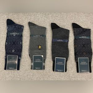 DANIEL CREMIEUX Socks $30 all 7 pairs - not sold sep - 1st photo 3rd L nla